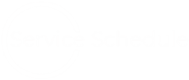 Service Schedule white outline logo.